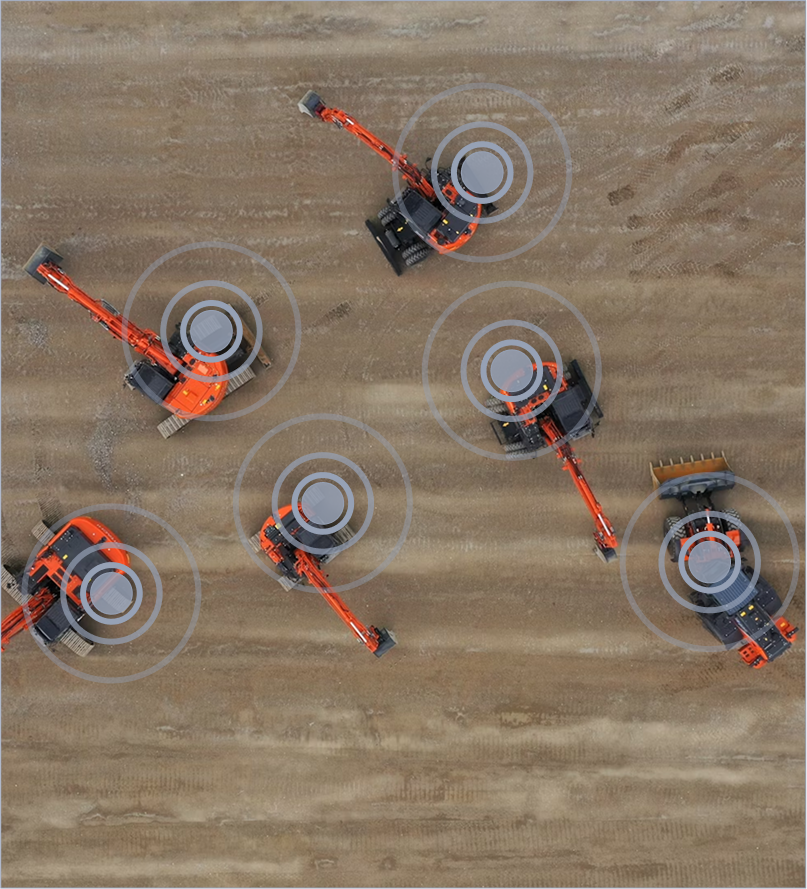 Construction Equipment with Tracking